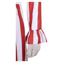 Clown in a Cornfield Flando Red Jumpsuit Carnival Halloween Cosplay Costume