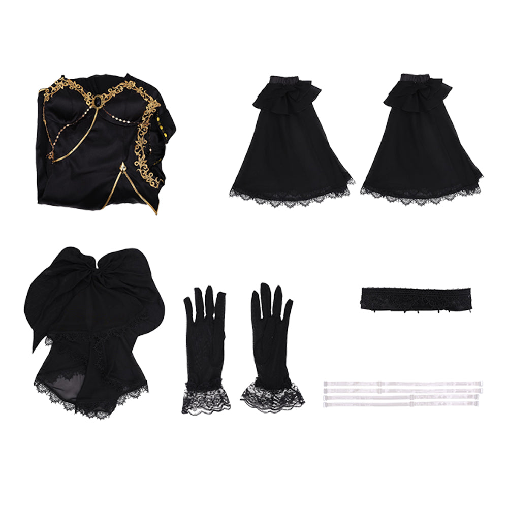 code geass cc black dress C.C. Cosplay Costume Black Dresses Anime Code Geass Role Paly Uniform Female Halloween Carnival Party Dresses
