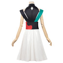 Cosmic Princess Kaguya 2026 Tsukimi Yachiyo Top Skirt Set Outfit Women White Oriental Style Set Outfit Men Halloween Carnival Party Cosplay Costume