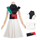 Cosmic Princess Kaguya 2026 Tsukimi Yachiyo Top Skirt Set Outfit Women White Oriental Style Set Outfit Men Halloween Carnival Party Cosplay Costume