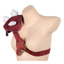 Cosplay Accessories Jo Belt Shoulder Strap Brown Women Halloween Carnival Party Prop