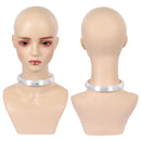 Cosplay Accessory Alien Stage Neck Collar White Halloween Carnival Party Prop