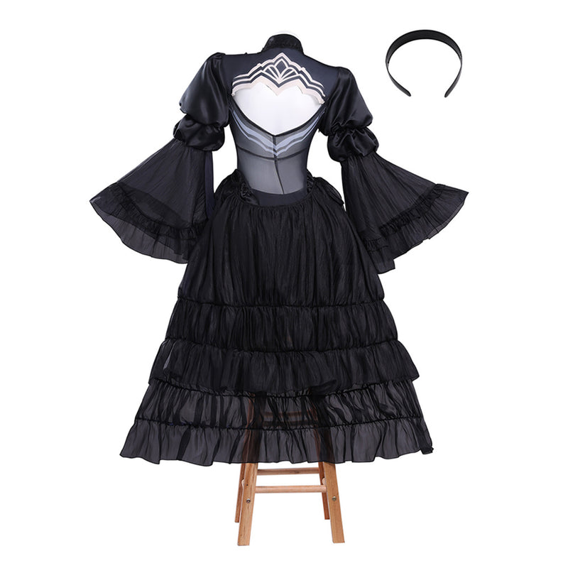 Cosplay Costume 2B NieR Automata Wedding Dress Black Women Halloween Carnival Party Outfit