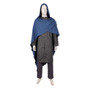 Cosplay Costume Aegon II Targaryen House of the Dragon Season 3 Wanderer Cloak Full Set Blue Men Halloween Carnival Party Outfits