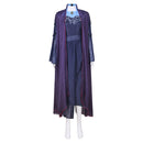 Cosplay Costume Agatha Harkness Shawl Dress Set Purple Women Halloween Carnival Party Outfits