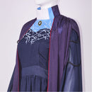 Cosplay Costume Agatha Harkness Shawl Dress Set Purple Women Halloween Carnival Party Outfits