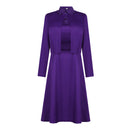 Cosplay Costume Agnes The Testaments (2026) Dress Purple Women Halloween Carnival Party Outfits