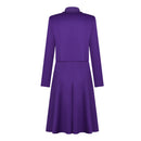 Cosplay Costume Agnes The Testaments (2026) Dress Purple Women Halloween Carnival Party Outfits