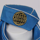 Cosplay Costume Air Hostess 90s Uniform Blue Women Halloween Carnival Party Outfits