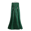 Cosplay Costume Alicent Hightower House of the Dragon Green Gown Dress Renaissance Budget Friendly Green Women Halloween Carnival Party Outfits