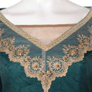 Cosplay Costume Alicent Hightower House of the Dragon Seaosn 3 Gown Dress Green Women Halloween Carnival Party Outfits