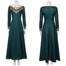 Cosplay Costume Alicent Hightower House of the Dragon Seaosn 3 Gown Dress Green Women Halloween Carnival Party Outfits