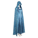 Cosplay Costume Alicent Hightower House of the Dragon Season 3 Cloak Dress Set Blue Women Halloween Carnival Party Outfits