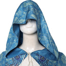 Cosplay Costume Alicent Hightower House of the Dragon Season 3 Cloak Dress Set Blue Women Halloween Carnival Party Outfits