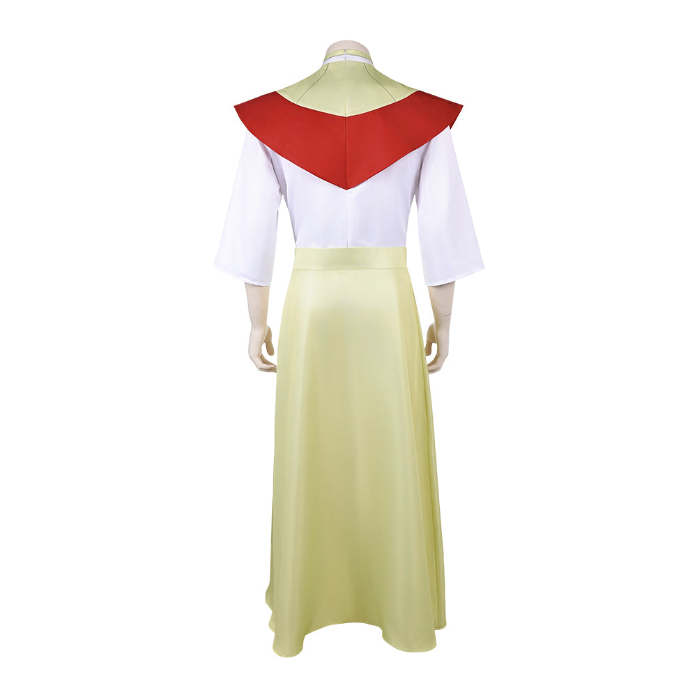 Red Supreme Alien Robe Cosplay Costume Allen the Alien Invincible Season 4 Robe Set Beige Men ...