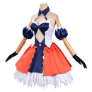 Cosplay Costume Alvitr Record of Ragnarok Skirt Set Orange Women Halloween Carnival Party Outfit
