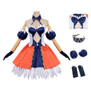 Cosplay Costume Alvitr Record of Ragnarok Skirt Set Orange Women Halloween Carnival Party Outfit