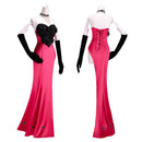 Cosplay Costume Angel Dust Hazbin Hotel Season 2 Drag Queen Dress Losin Streak Deluxy Pink Unisex Halloween Carnival Party Outfits