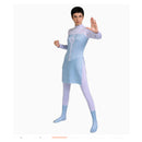 Cosplay Costume Anissa Invincible Season 4 Jumpsuit Blue Women Halloween Carnival Party Outfits
