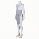 Cosplay Costume Anissa Invincible Season 4 Jumpsuit Ver.2 White Women Halloween Carnival Party Outfits