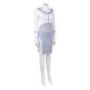 Cosplay Costume Anissa Invincible Season 4 Viltrum Jumpsuit White Women Halloween Carnival Party Outfit