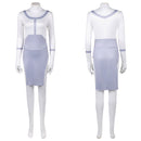 Cosplay Costume Anissa Invincible Season 4 Viltrum Jumpsuit White Women Halloween Carnival Party Outfit