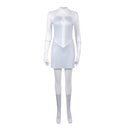 Cosplay Costume Anissa Invincible Season 4 Viltrumite Uniform Viltrum Jumpsuit White Women Halloween Carnival Party Outfits