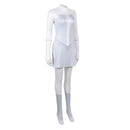 Cosplay Costume Anissa Invincible Season 4 Viltrumite Uniform Viltrum Jumpsuit White Women Halloween Carnival Party Outfits