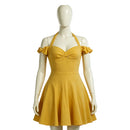 Cosplay Costume Anita West Side Story Dress Yellow Women Halloween Carnival Party Outfits