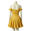 Cosplay Costume Anita West Side Story Dress Yellow Women Halloween Carnival Party Outfits