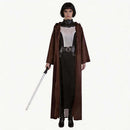 Cosplay Costume Asajj Ventress Suit Cloak Set Brown Women Halloween Carnival Party Outfits