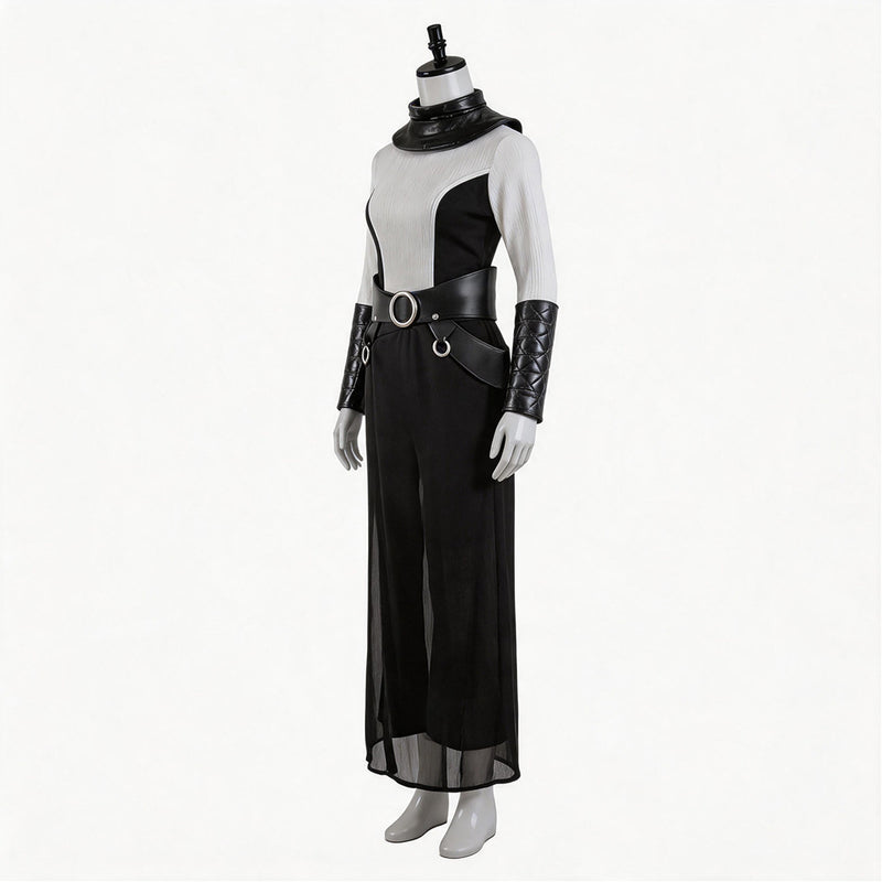 Cosplay Costume Asajj Ventress Suit Cloak Set Brown Women