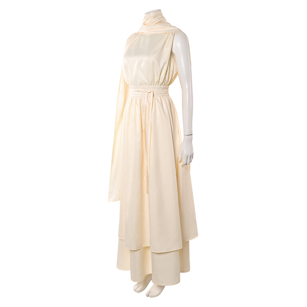 Cosplay Costume Athana The Odyssey (2026) Robe Roman Dress White Women Halloween Carnival Party Outfits