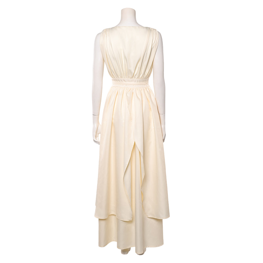 Cosplay Costume Athana The Odyssey (2026) Robe Roman Dress White Women Halloween Carnival Party Outfits