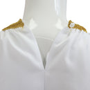 Cosplay Costume Aziraphale Good Omens Robe White Men Halloween Carnival Party Outfits