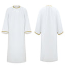 Cosplay Costume Aziraphale Good Omens Robe White Men Halloween Carnival Party Outfits