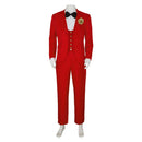 Cosplay Costume Beetlejuice Suit Set Red Men Halloween Carnival Party Outfits