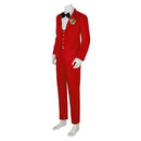 Cosplay Costume Beetlejuice Suit Set Red Men Halloween Carnival Party Outfits