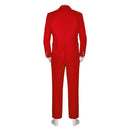 Cosplay Costume Beetlejuice Suit Set Red Men Halloween Carnival Party Outfits