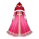 Cosplay Costume Belle The Beast Gown Pink Women Halloween Carnival Party Outfits