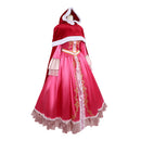 Cosplay Costume Belle The Beast Gown Pink Women Halloween Carnival Party Outfits