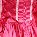 Cosplay Costume Belle The Beast Gown Pink Women Halloween Carnival Party Outfits