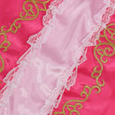 Cosplay Costume Belle The Beast Gown Pink Women Halloween Carnival Party Outfits