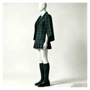 Cosplay Costume Blair Witch Academy (2026) School Uniform Green Women Halloween Carnival Party Outfits