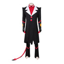 Cosplay Costume Blitz Helluva Boss Deluxy Version Fullset Black Men Halloween Carnival Party Outfits
