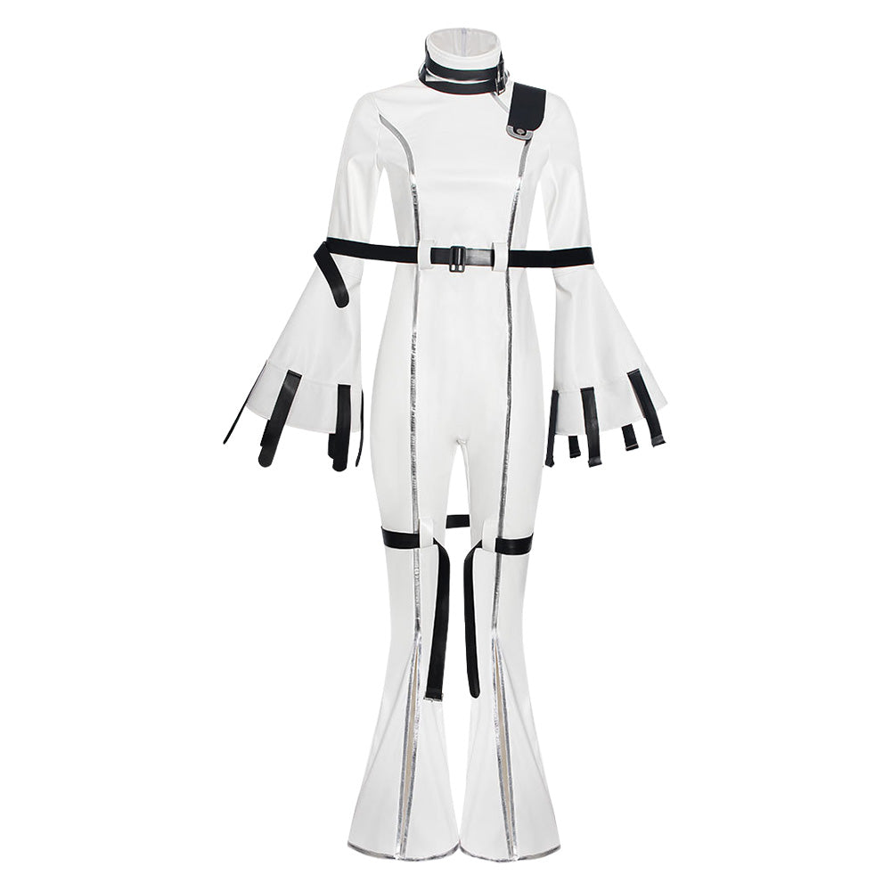 Cosplay Costume C.C Code Geass Fullset Jumpsuit White Women Halloween