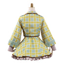 Cosplay Costume C.C. Code Geass Detective Design Uniform Dress Set Green Women Halloween Carnival Party Outfits