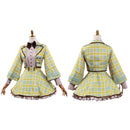 Cosplay Costume C.C. Code Geass Detective Design Uniform Dress Set Green Women Halloween Carnival Party Outfits