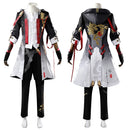 Cosplay Costume Caelus Trailblazer Honkai: Star Rail 4.0 Fullset White Men Halloween Carnival Party Outfits