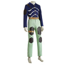Cosplay Costume Caiman Dorohedoro Season 2 Top Pants Set Green Men Halloween Carnival Party Outfits